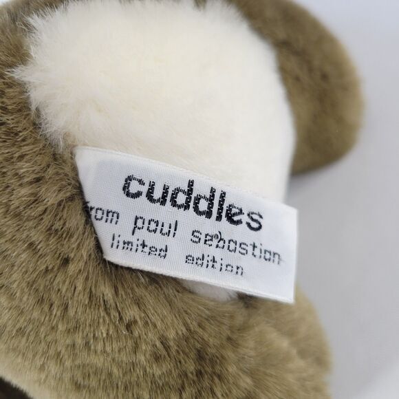 Vtg Russ Berrie Cuddles Brown Koala Bear Plush Paul Sebastian Stuffed Animal Toy - Picture 10 of 12